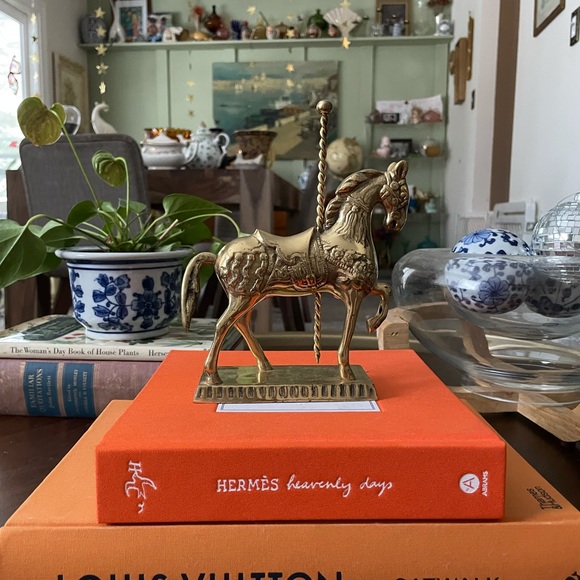 Other - Brass carnival carousel horse